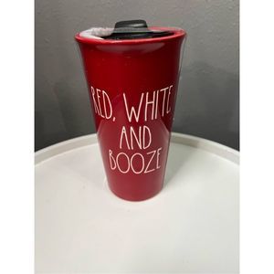 New in Packaging Rae Dunn Artisan Collection “Red Wine and Booze” Tumbler